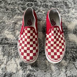 Vans Classic Slip-On Checkered Shoe Women’s Size 6.5